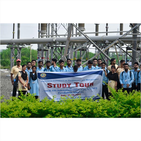 The students of OMEGST domain visited the PGCIL-GIS 220KV Substation as a part of course to grasp practical understanding of grid operation