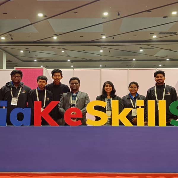 Cyber Security domain student participated in regional and  INDIA SKILLS – 2021