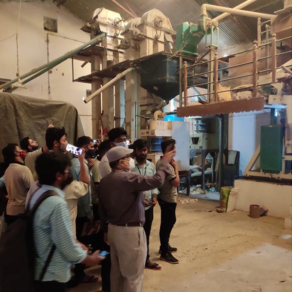 Food Processing Domain Students’ Visit to Rice Mill and Seed Processing Unit