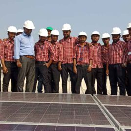 solar_CUTM-Rooftop Solar Power Plant_Diploma Students
